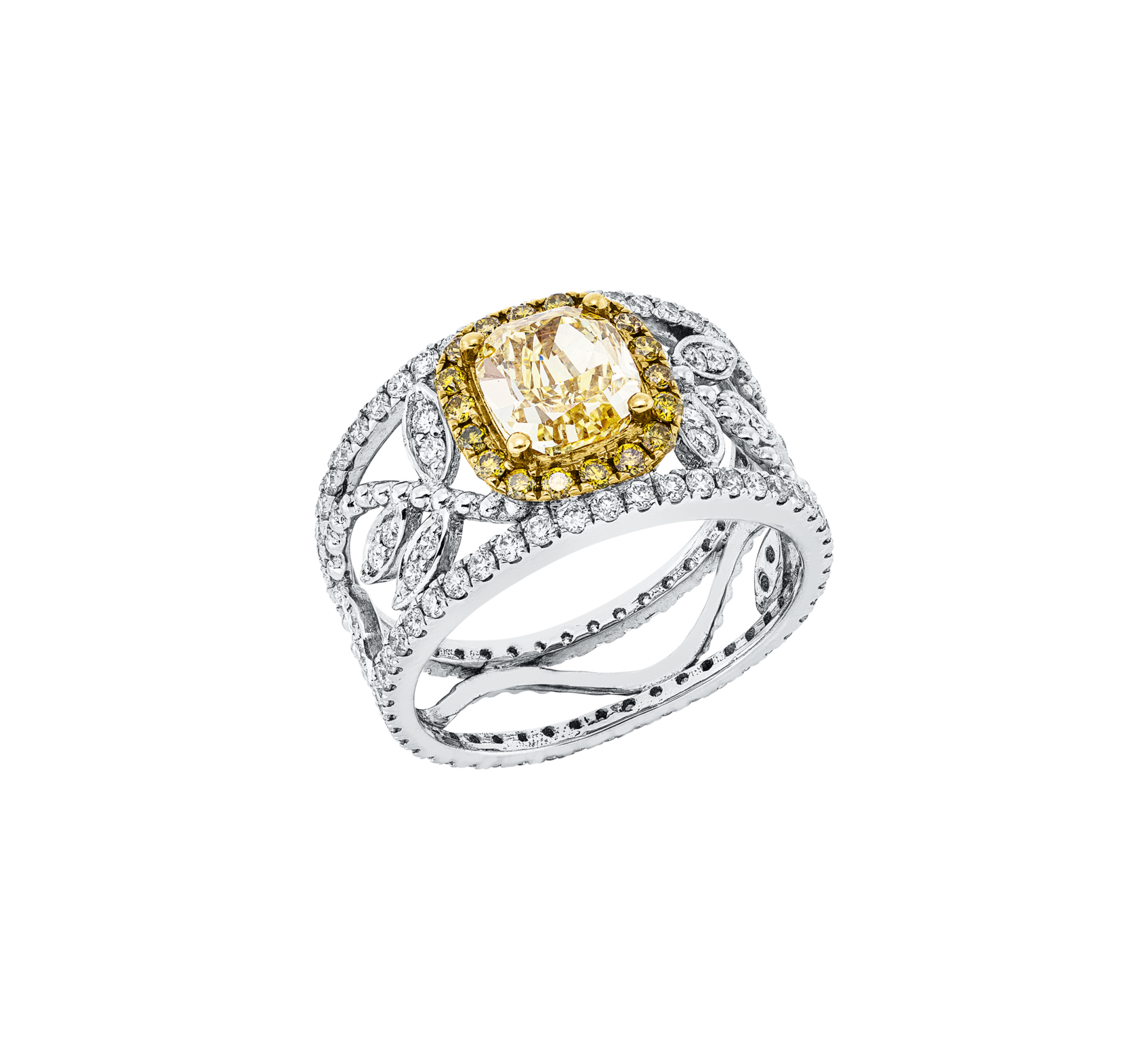 Brogle Selection Bicolor diamond ring Brogle Selection Bicolor diamond ring