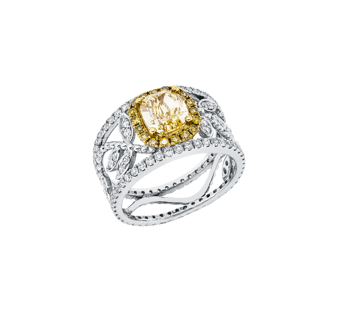 Brogle Selection Bicolor diamond ring Brogle Selection Bicolor diamond ring