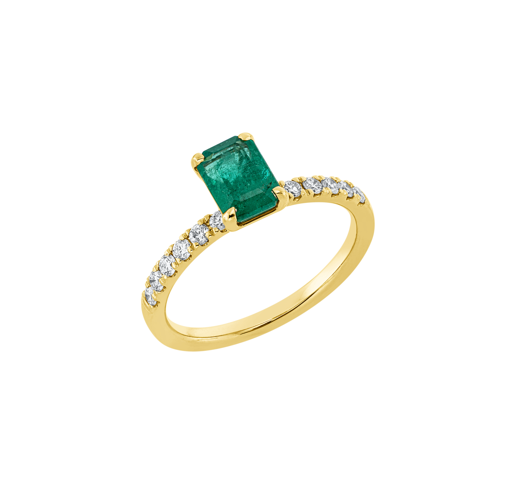 Brogle Classic emerald ring