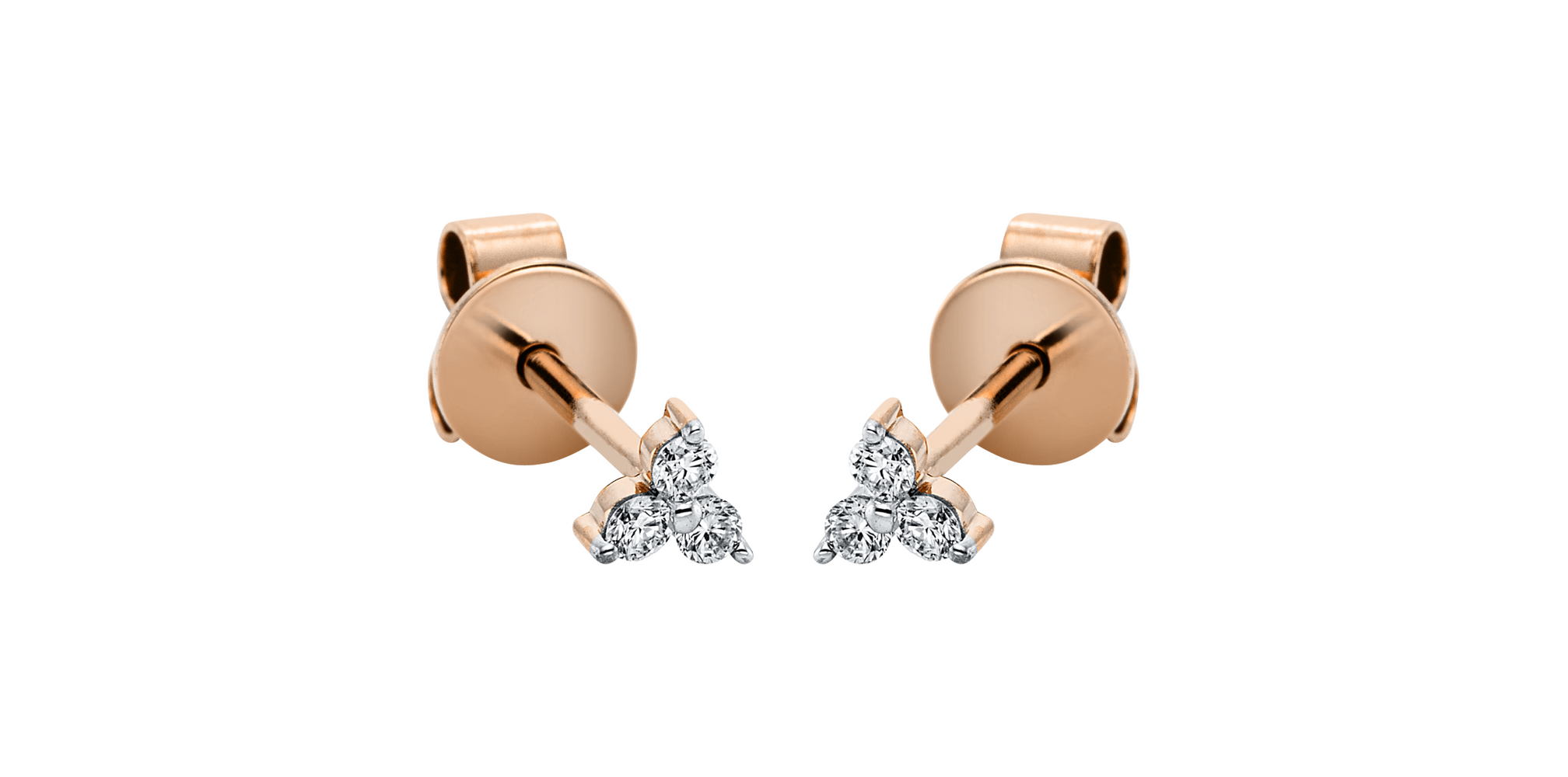 Brogle Classic diamond stud earrings