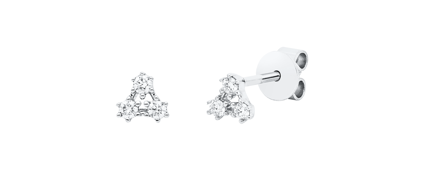 Brogle Classic diamond stud earrings