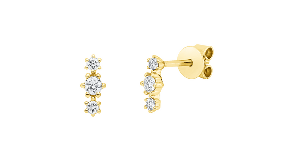 Brogle Classic diamond stud earrings Brogle Classic diamond stud earrings