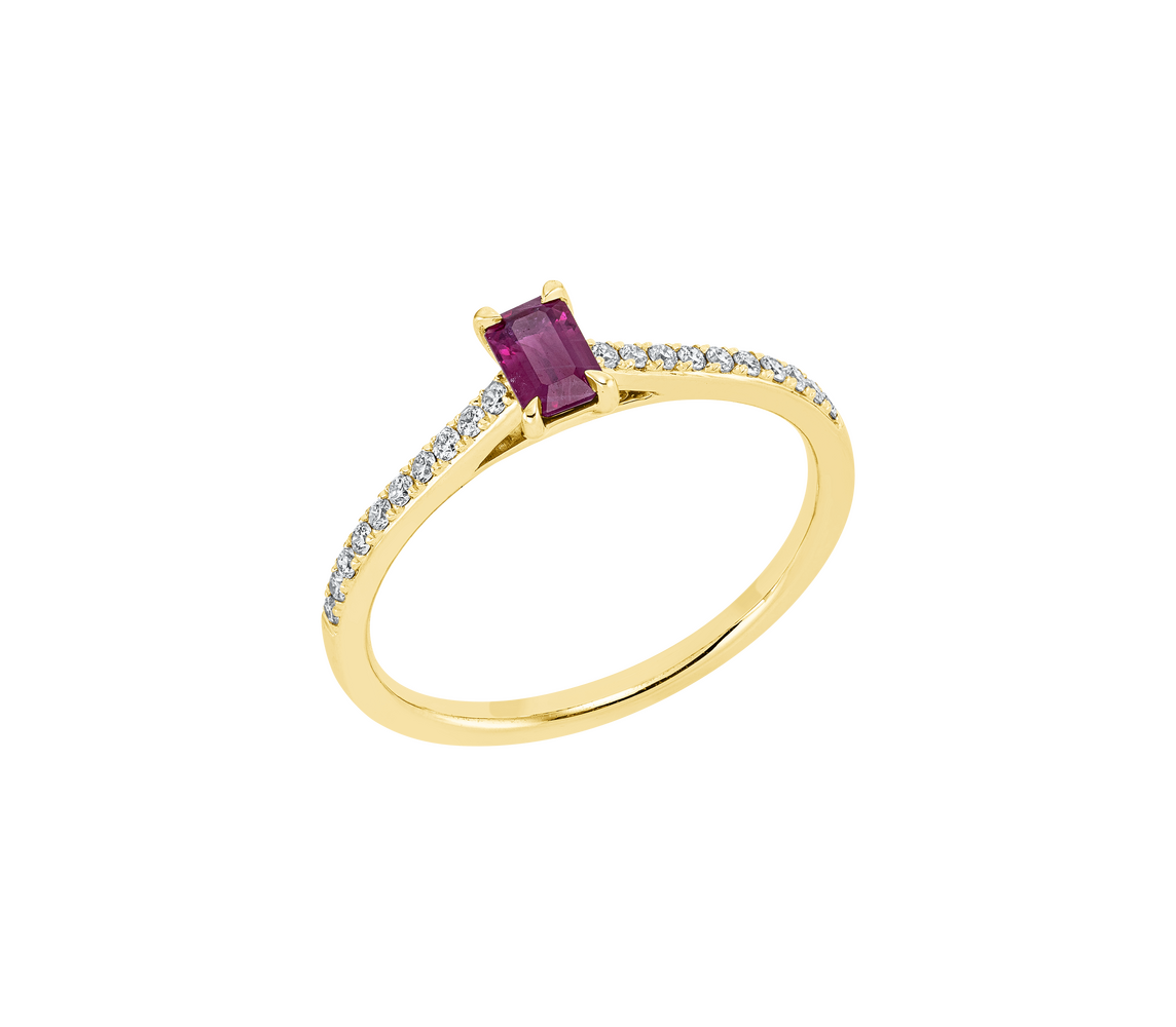 Brogle Classic ruby ring