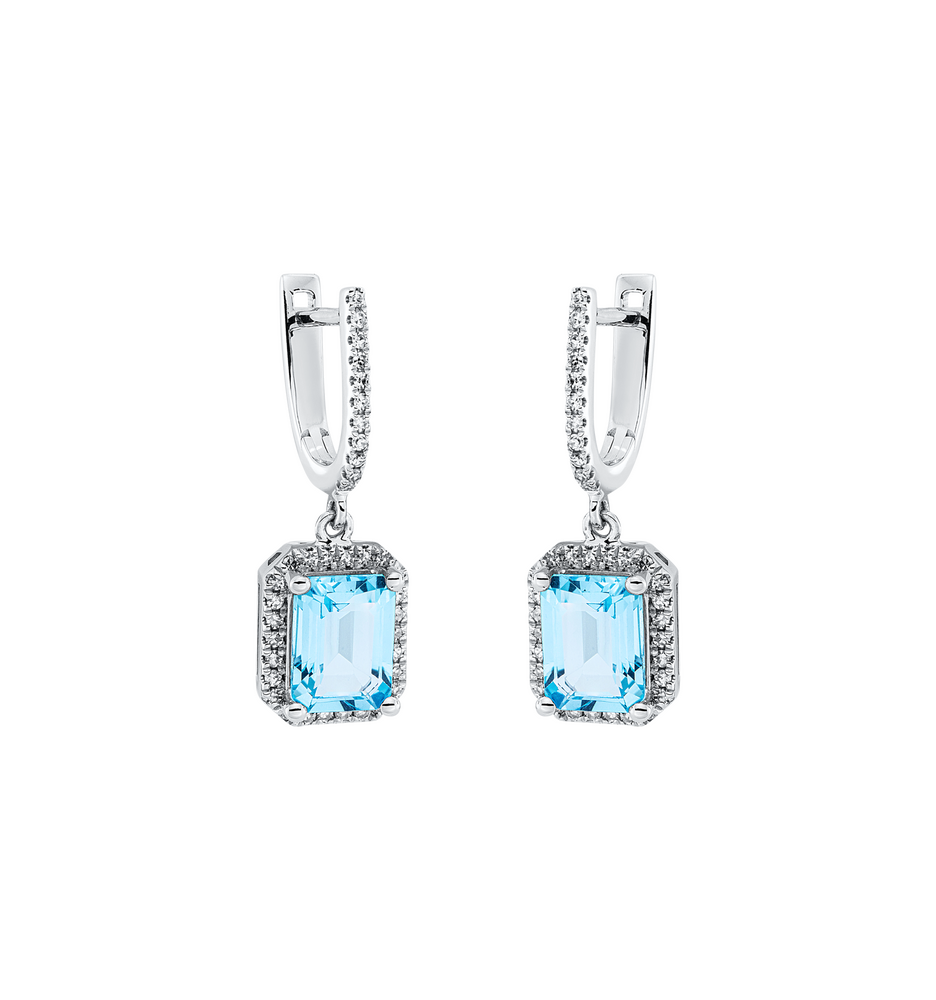 Brogle Classic topaz earrings Brogle Classic topaz earrings