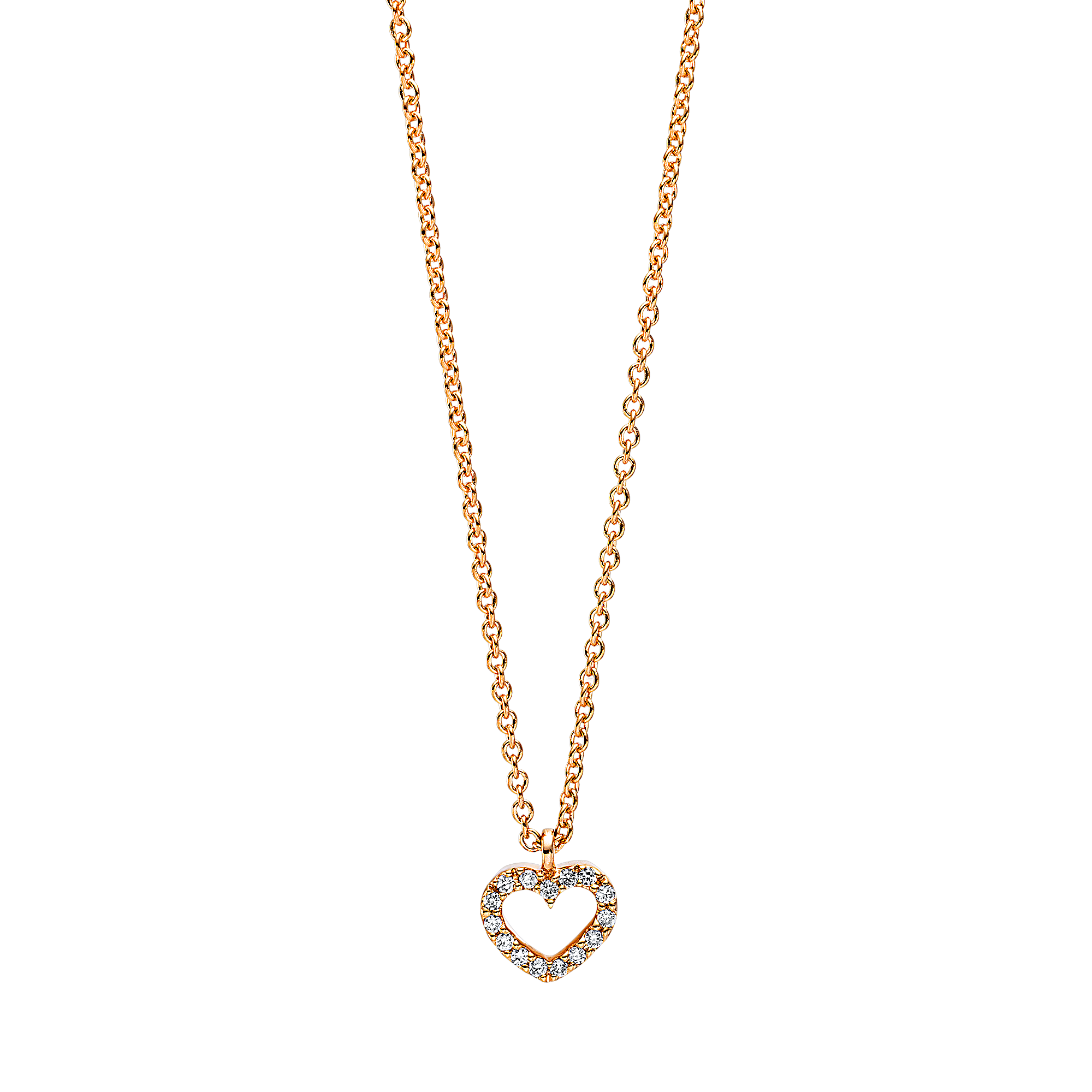 Brogle Classic Kette mit Diamantherz Brogle Classic Kette mit Diamantherz