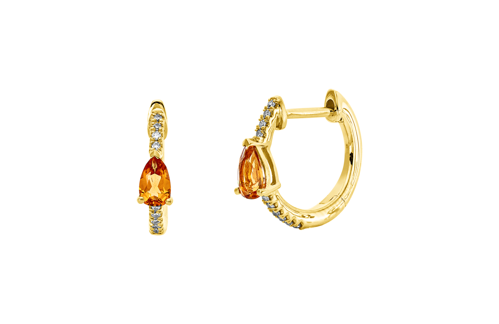 Brogle Classic citrine stud earrings Brogle Classic citrine stud earrings