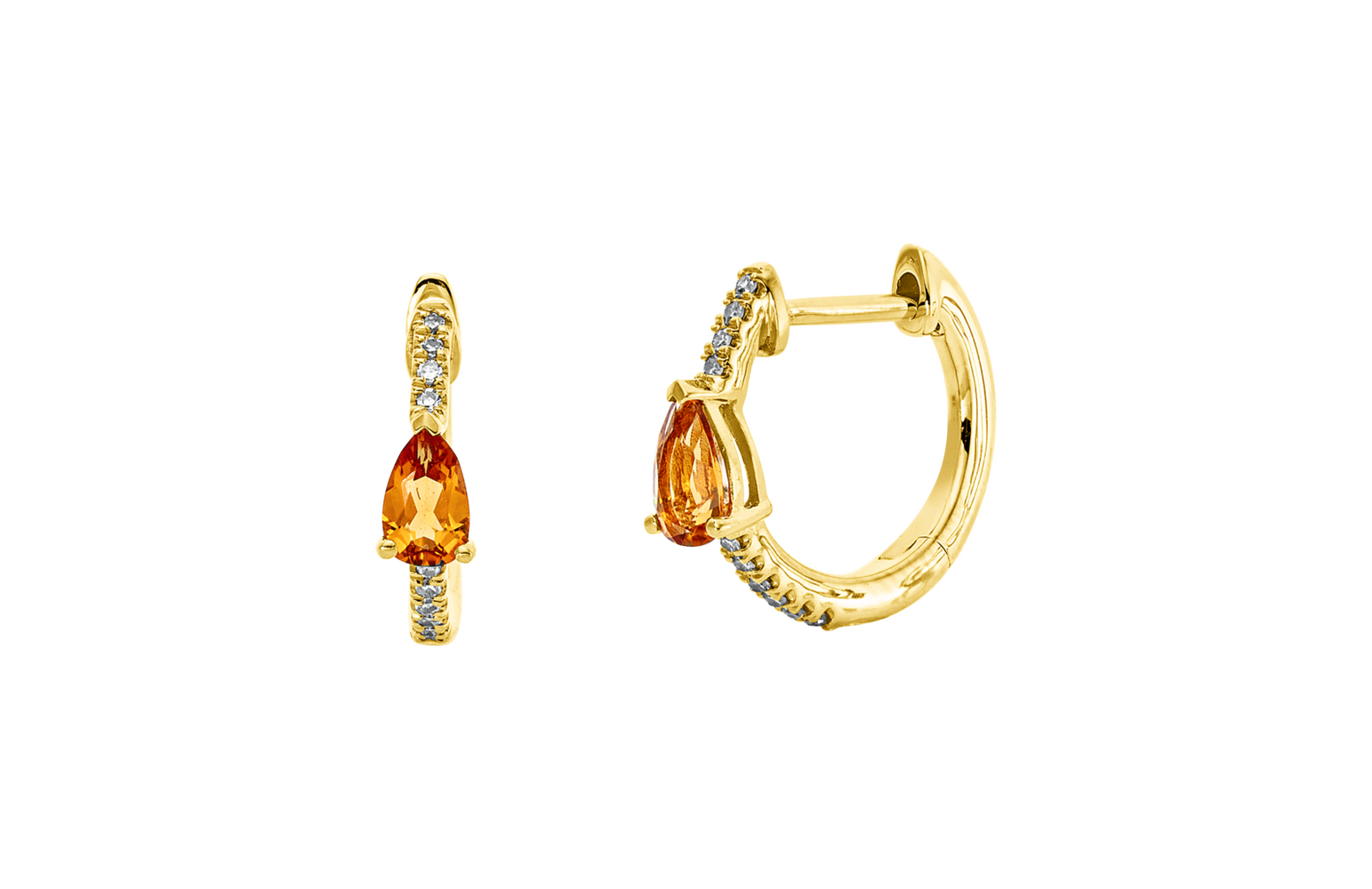 Brogle Classic citrine stud earrings Brogle Classic citrine stud earrings