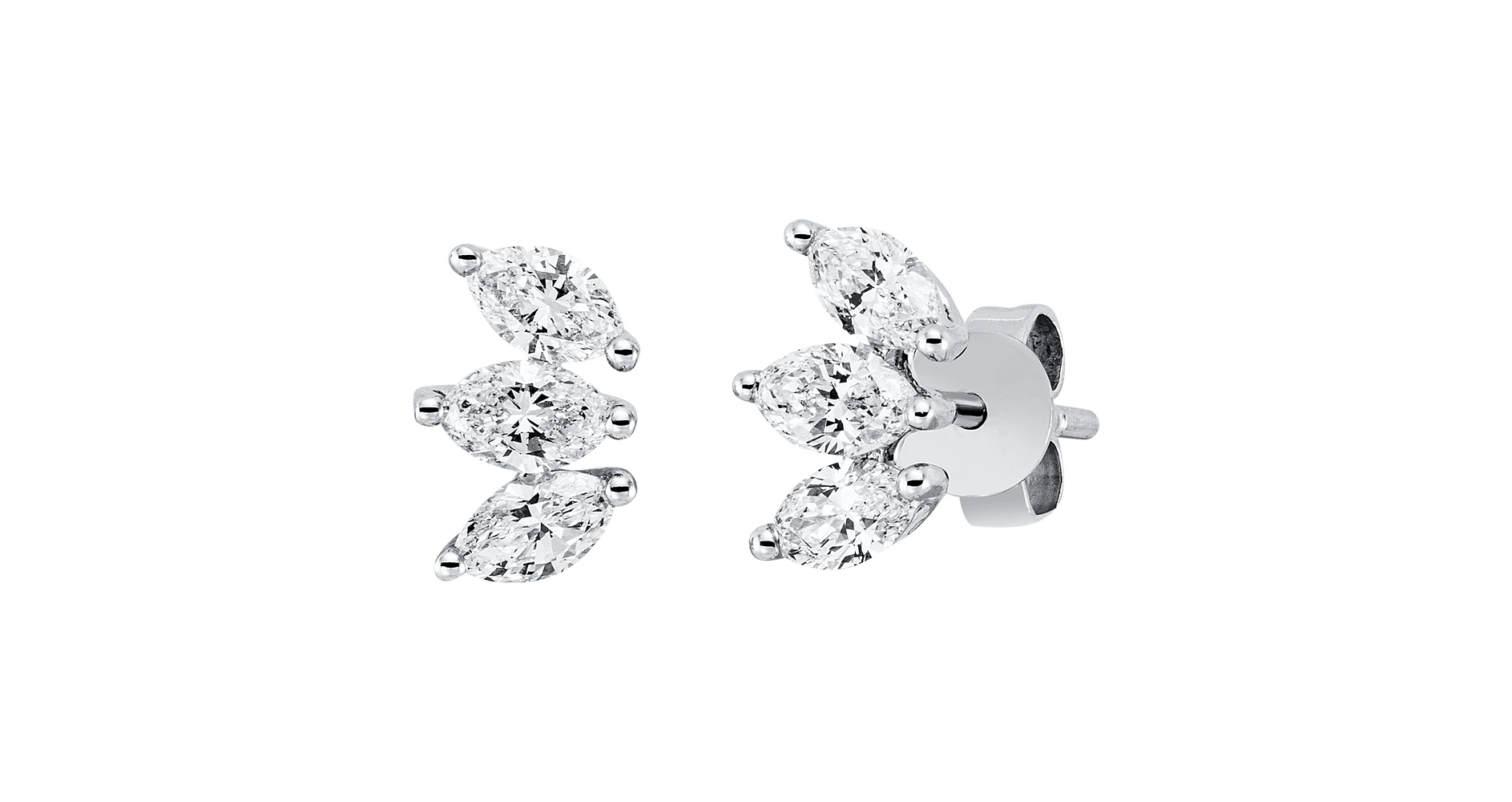 Brogle Classic diamond stud earrings