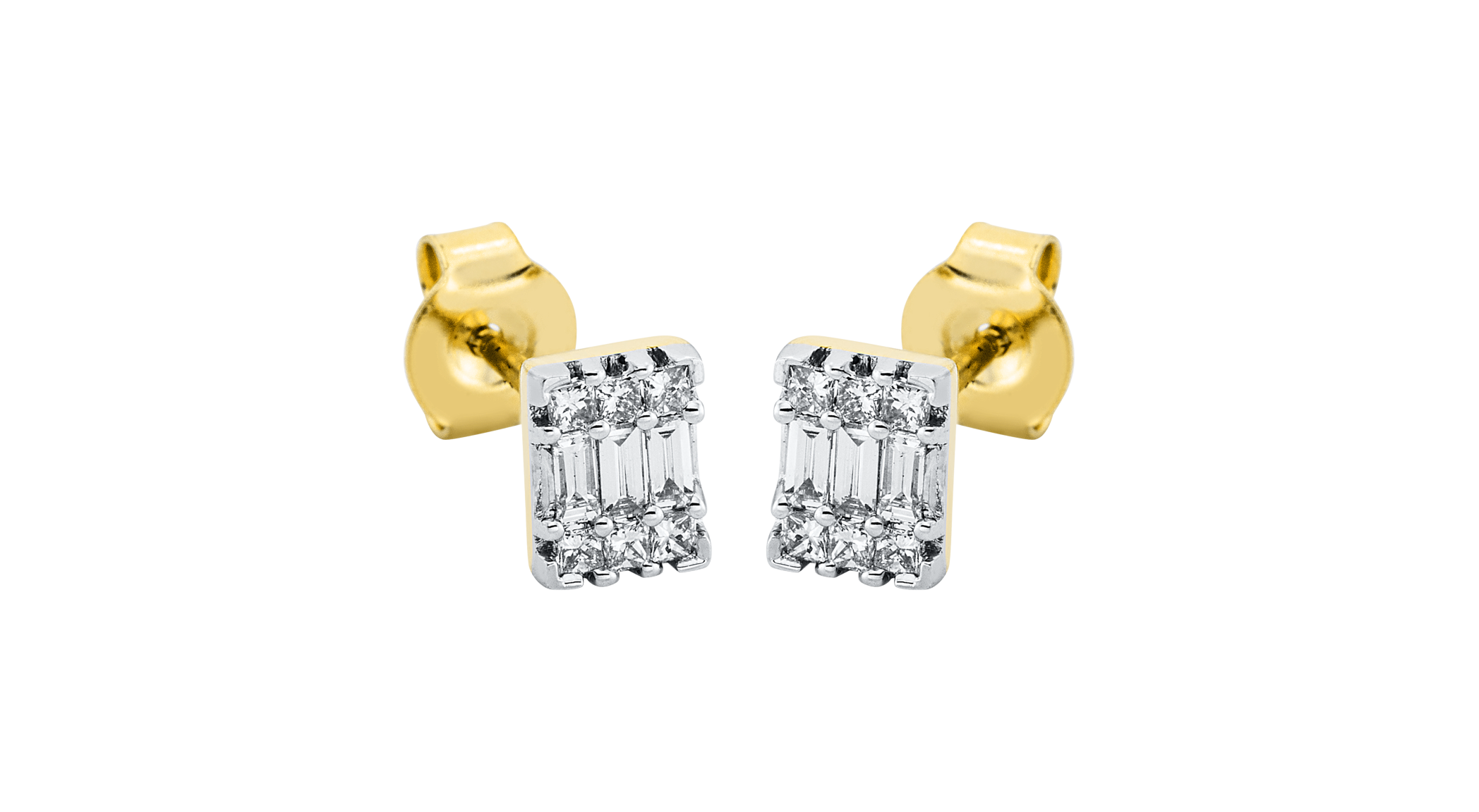 Brogle Classic Bicolor Diamantohrstecker Brogle Classic Bicolor Diamantohrstecker