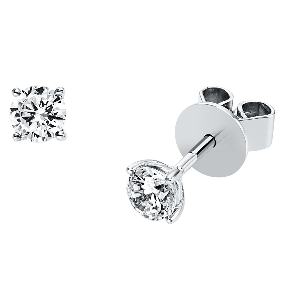 Brogle Selection Solitaire stud earrings Julia up to 0.25 carat