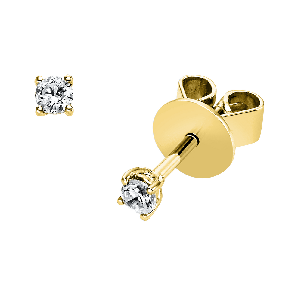 Brogle Selection Solitaire stud earrings Julia up to 0.25 carat