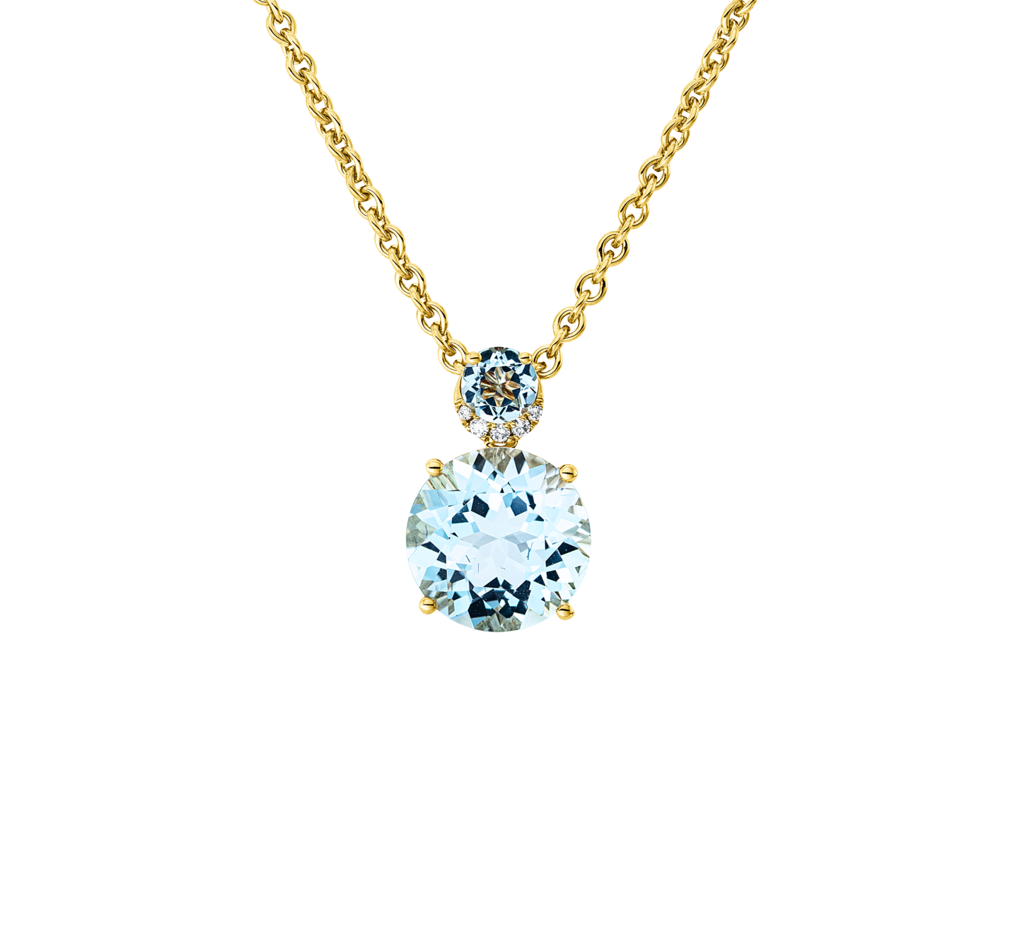 Brogle Classic Sky topaz pendant