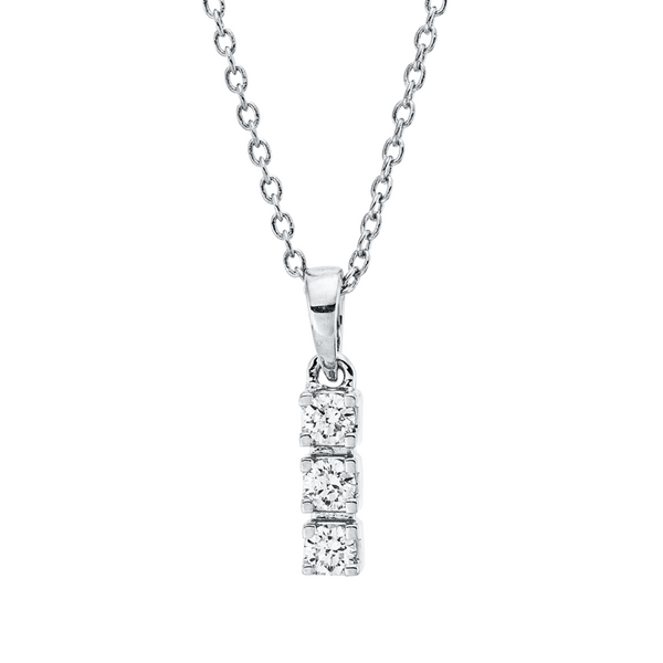 Brogle Classic necklace with diamond pendant