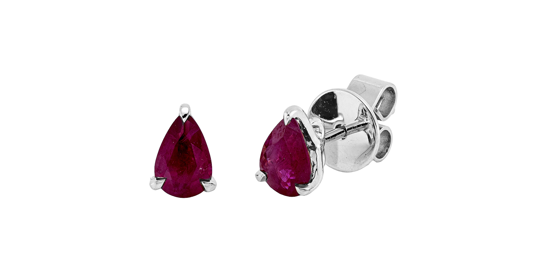 Brogle Classic ruby stud earrings