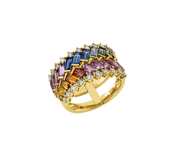 Brogle Selection Saphirring Rainbow