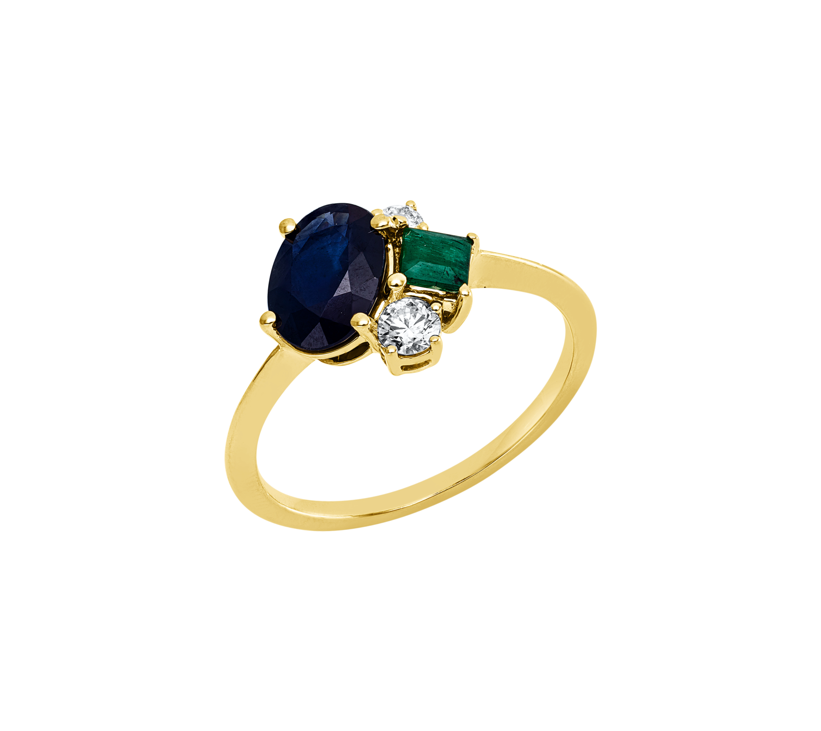 Brogle Classic colored stone ring Brogle Classic colored stone ring