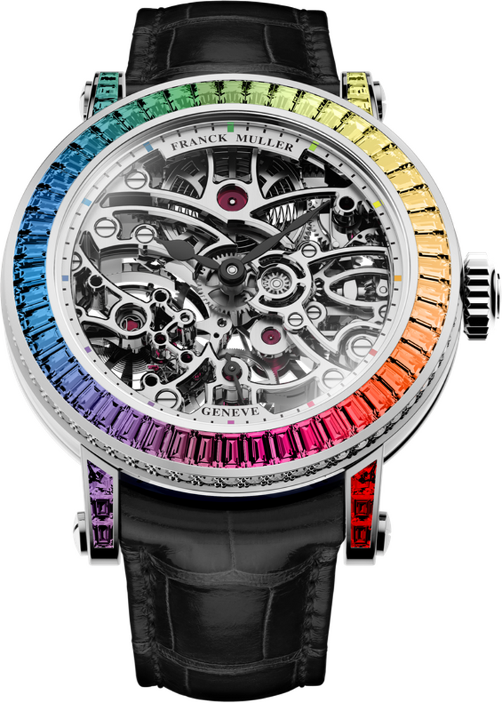 Franck Muller Round Skeleton Baguette 30.5 x 36.5mm