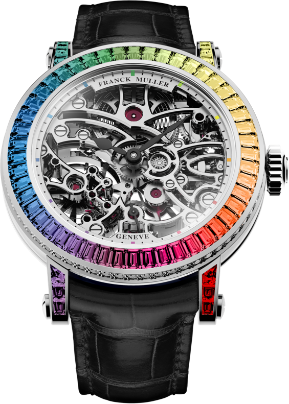 Franck Muller Round Skeleton Baguette 30.5 x 36.5mm Franck Muller Round Skeleton Baguette 30.5 x 36.5mm