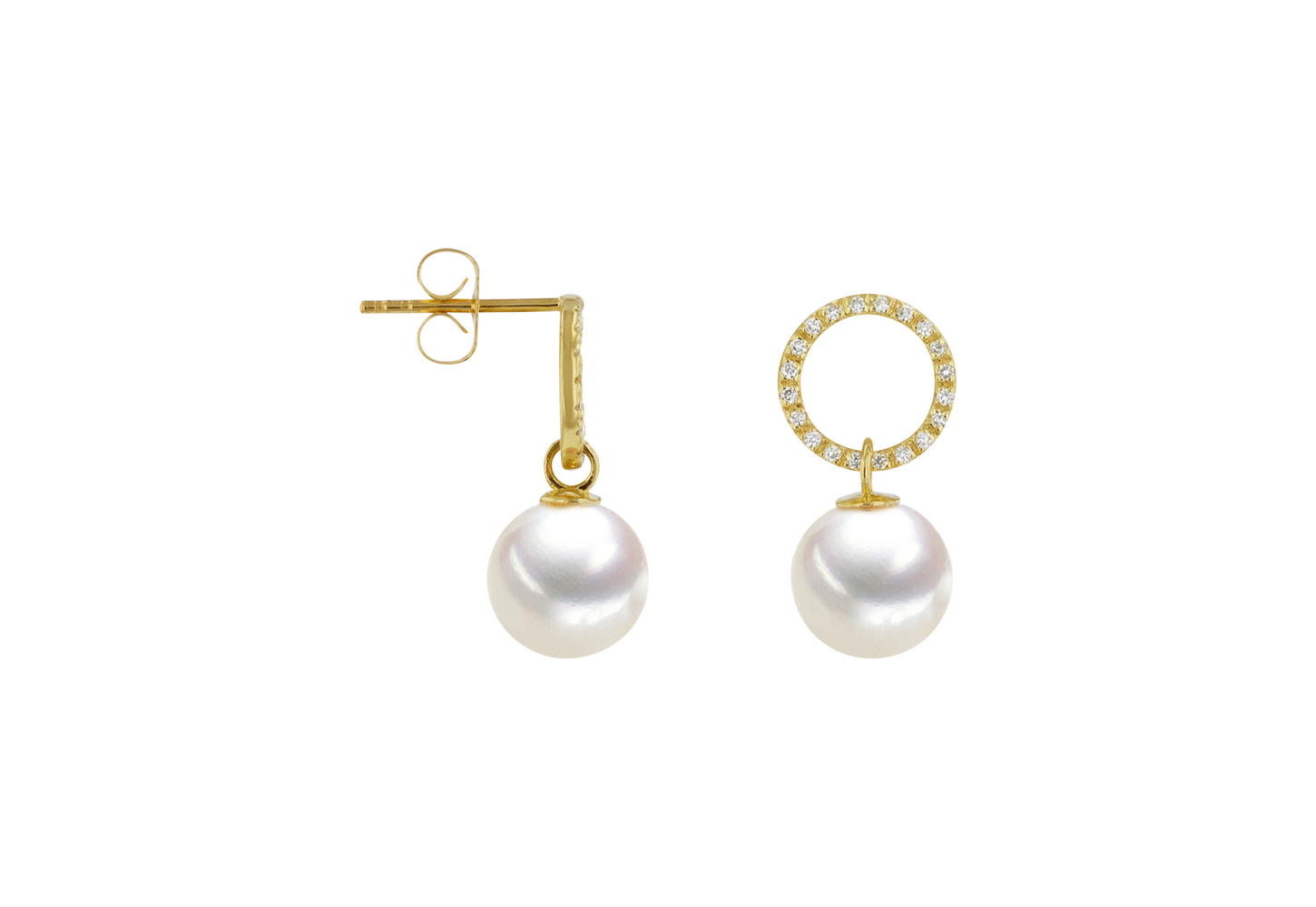 Brogle Classic Süßwasser Perlenohrhänger