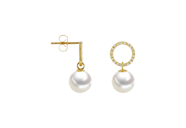 Brogle Classic Süßwasser Perlenohrhänger