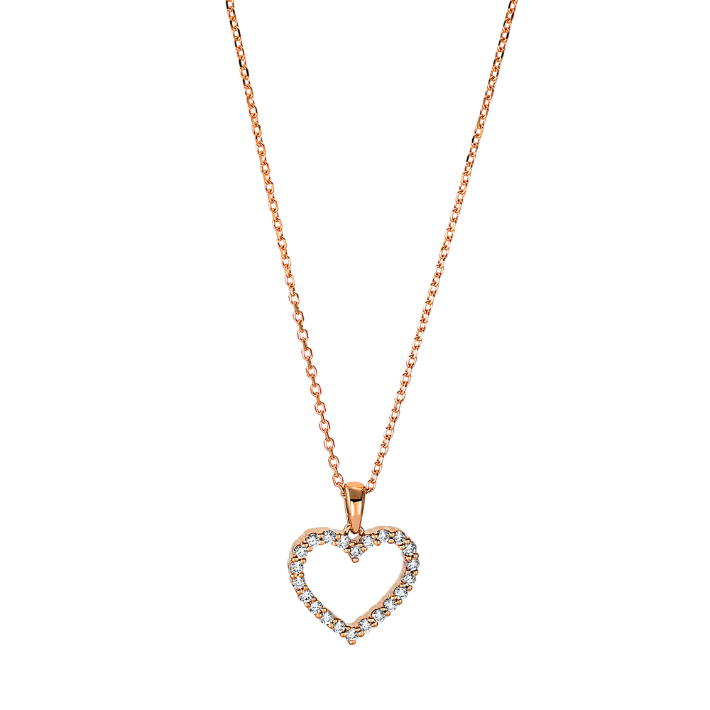 Brogle Classic Kette mit Diamantherz Brogle Classic Kette mit Diamantherz