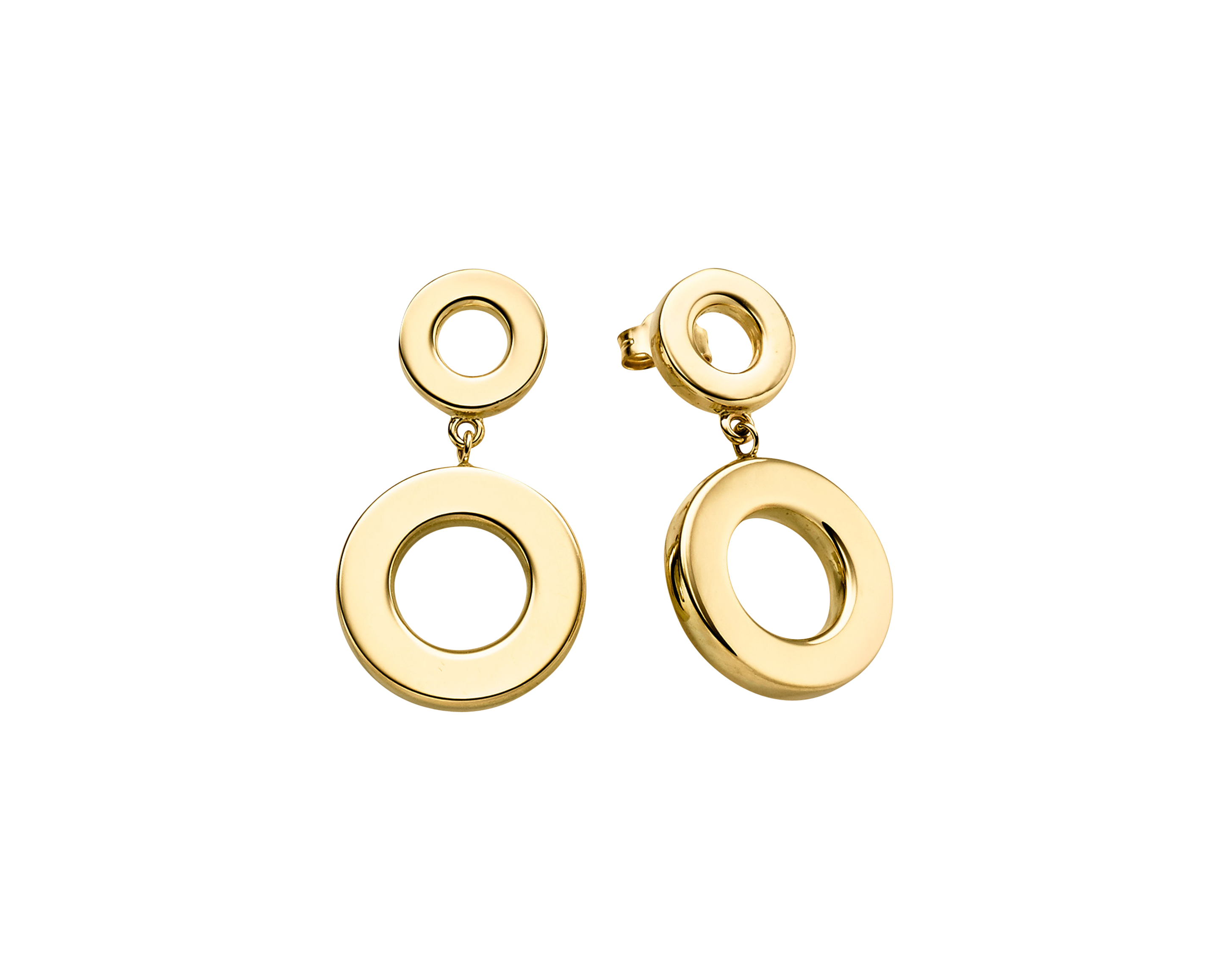 Brogle Classic gold earrings