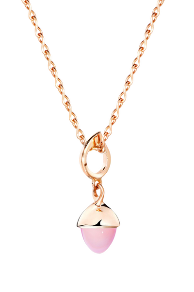 Tamara Comolli Mikado Flamenco Pink Chalcedony Pendant