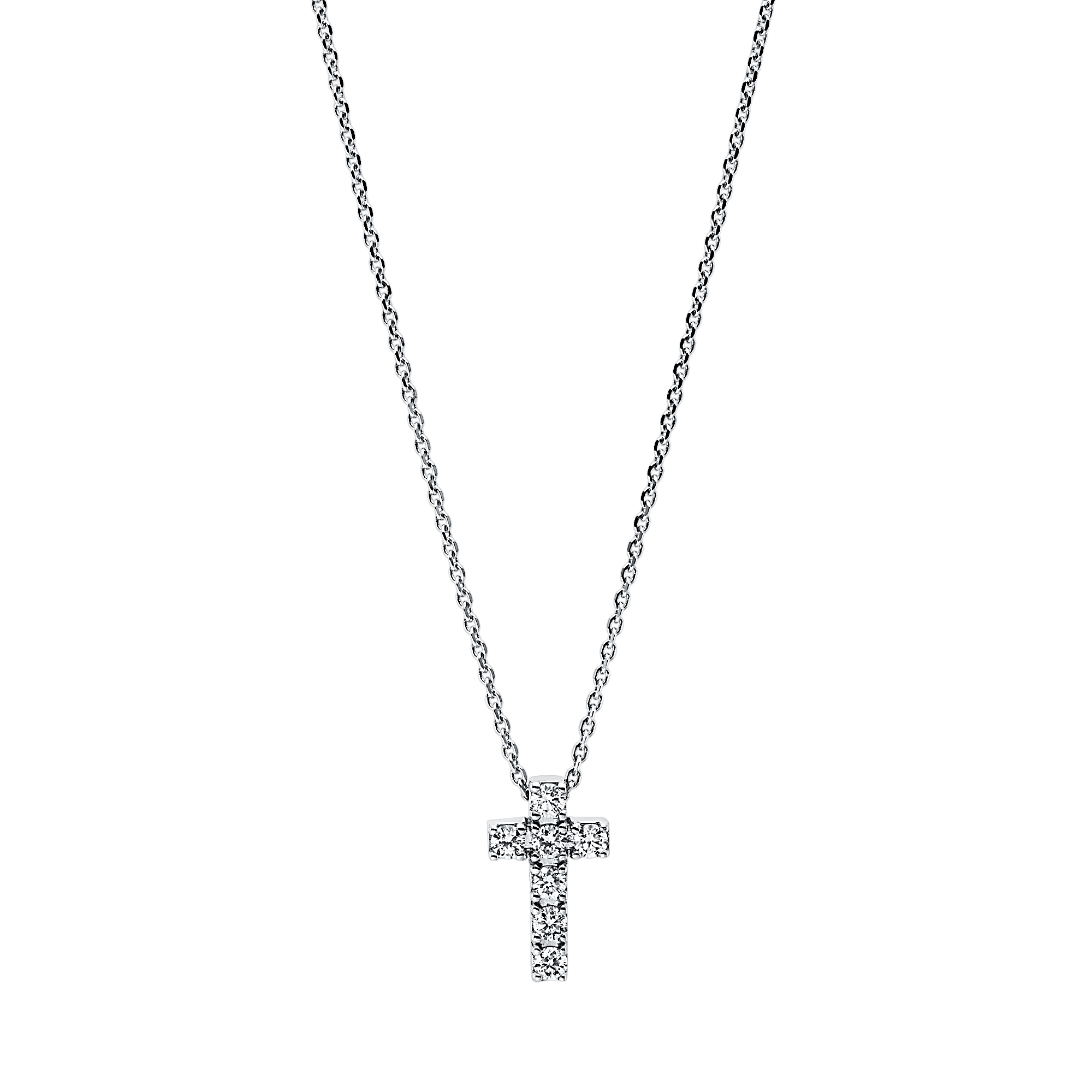 Brogle Classic necklace with diamond cross Brogle Classic necklace with diamond cross