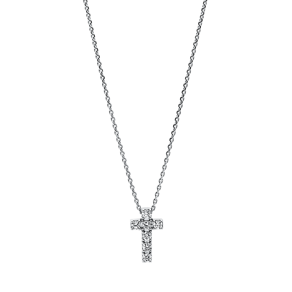 Brogle Classic necklace with diamond cross Brogle Classic necklace with diamond cross