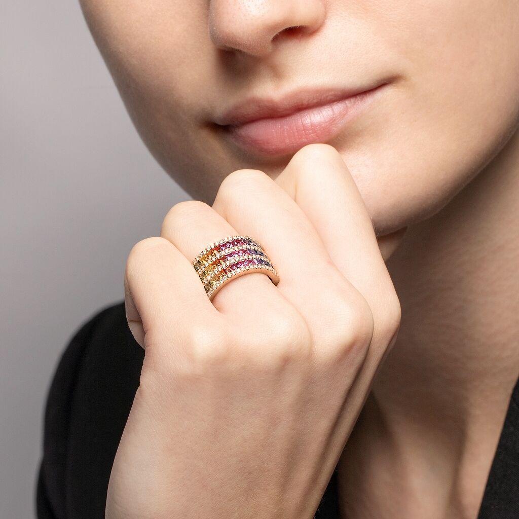 Brogle Selection Saphirring Rainbow Brogle Selection Saphirring Rainbow