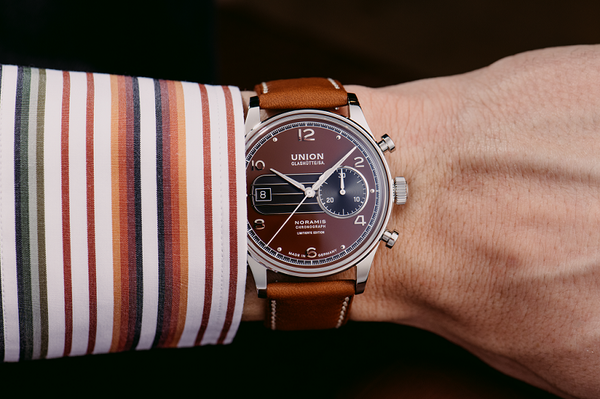 UNION D012.427.16.297.09 Noramis Chronograph Limitierte Edition Sachsen Classic 2023 wrist w64c8abeb1188bacb