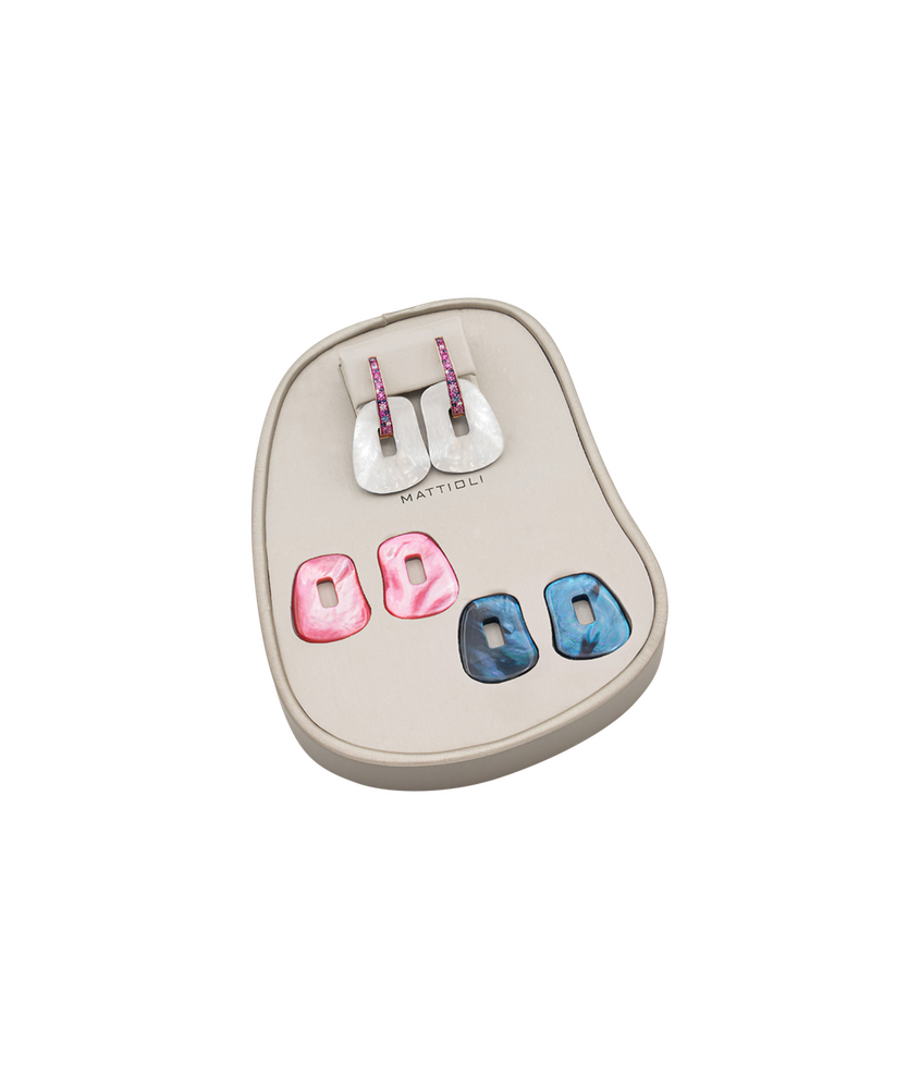 Mattioli Puzzle Ohrringbox, mittelgroß mit 3 Puzzle Paaren Mattioli Puzzle Ohrringbox, mittelgroß mit 3 Puzzle Paaren