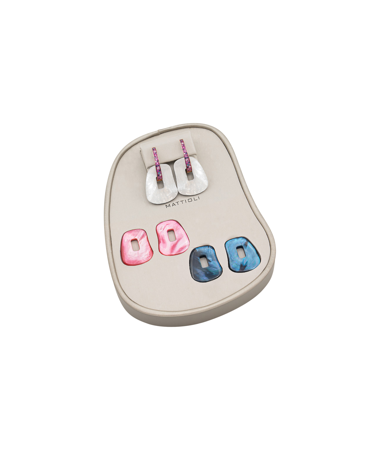 Mattioli Puzzle Ohrringbox, mittelgroß mit 3 Puzzle Paaren Mattioli Puzzle Ohrringbox, mittelgroß mit 3 Puzzle Paaren