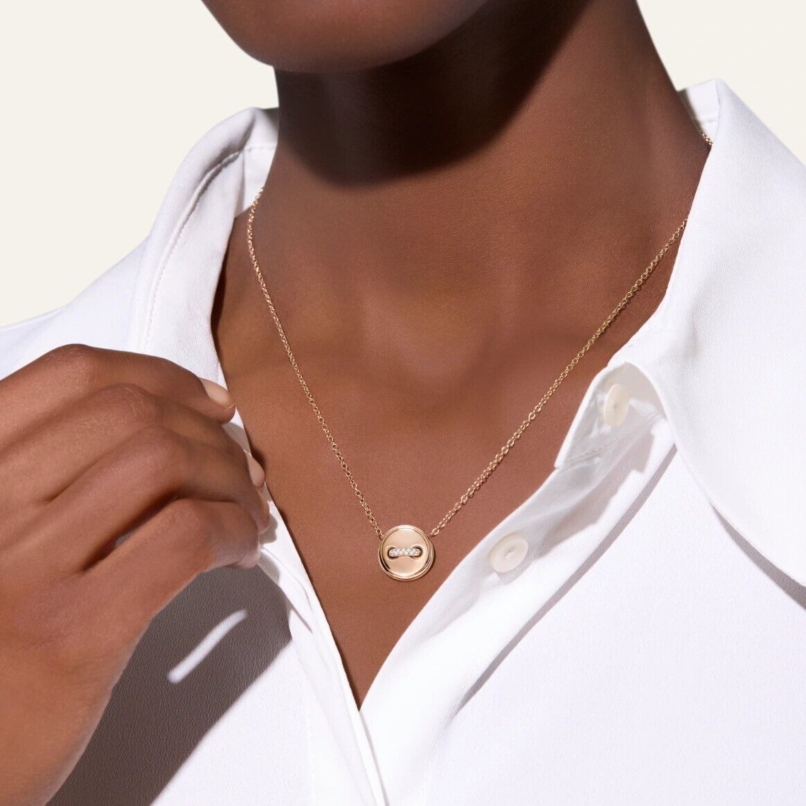 Pomellato Pom Pom Dot Reversible Necklace with Pendant Pomellato Pom Pom Dot Reversible Necklace with Pendant