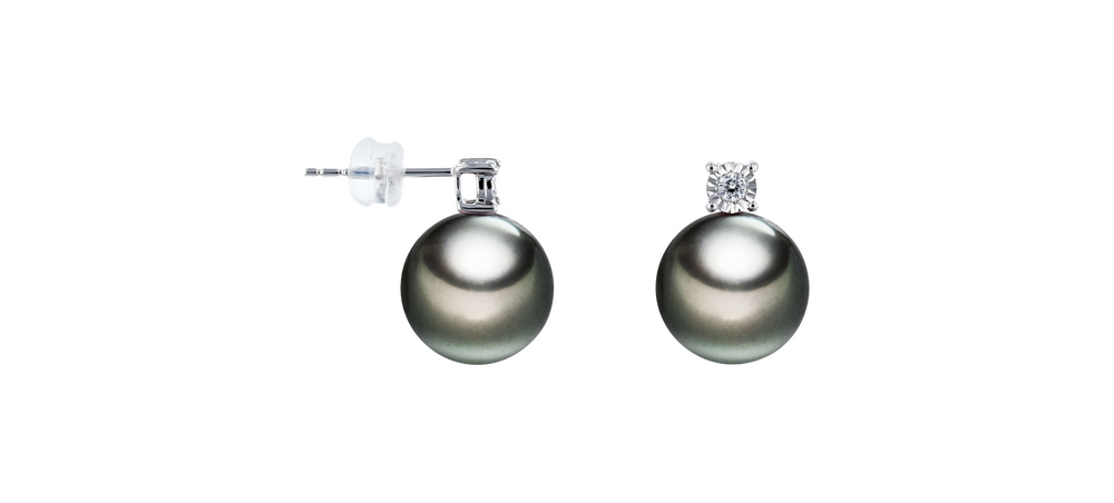 Brogle Selection Ocean Tahiti pearl stud earrings