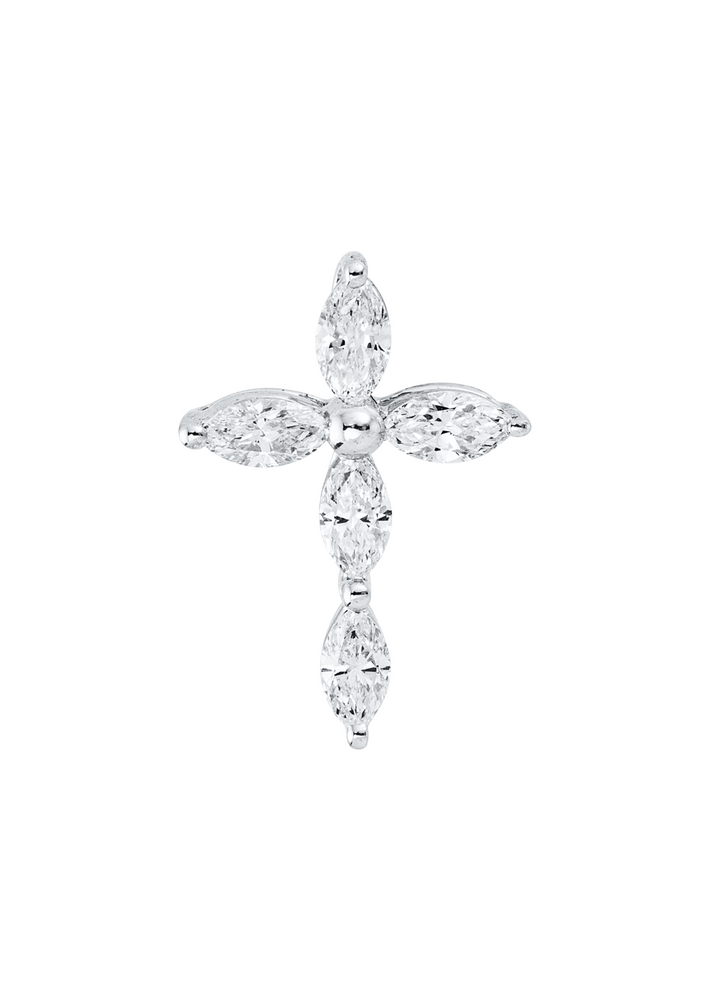 Brogle Classic Kreuzanhänger mit Diamanten