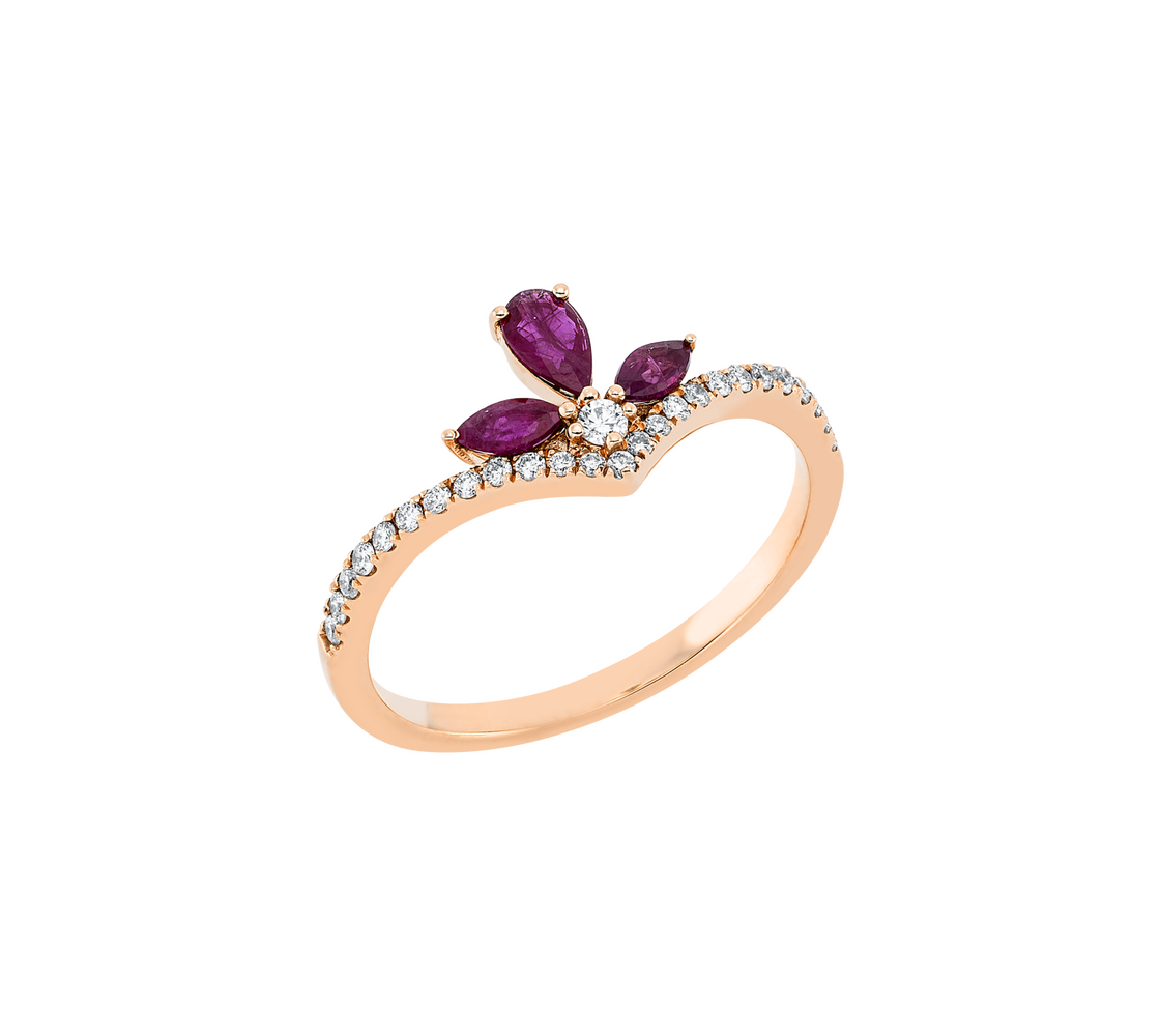 Brogle Classic ruby ring