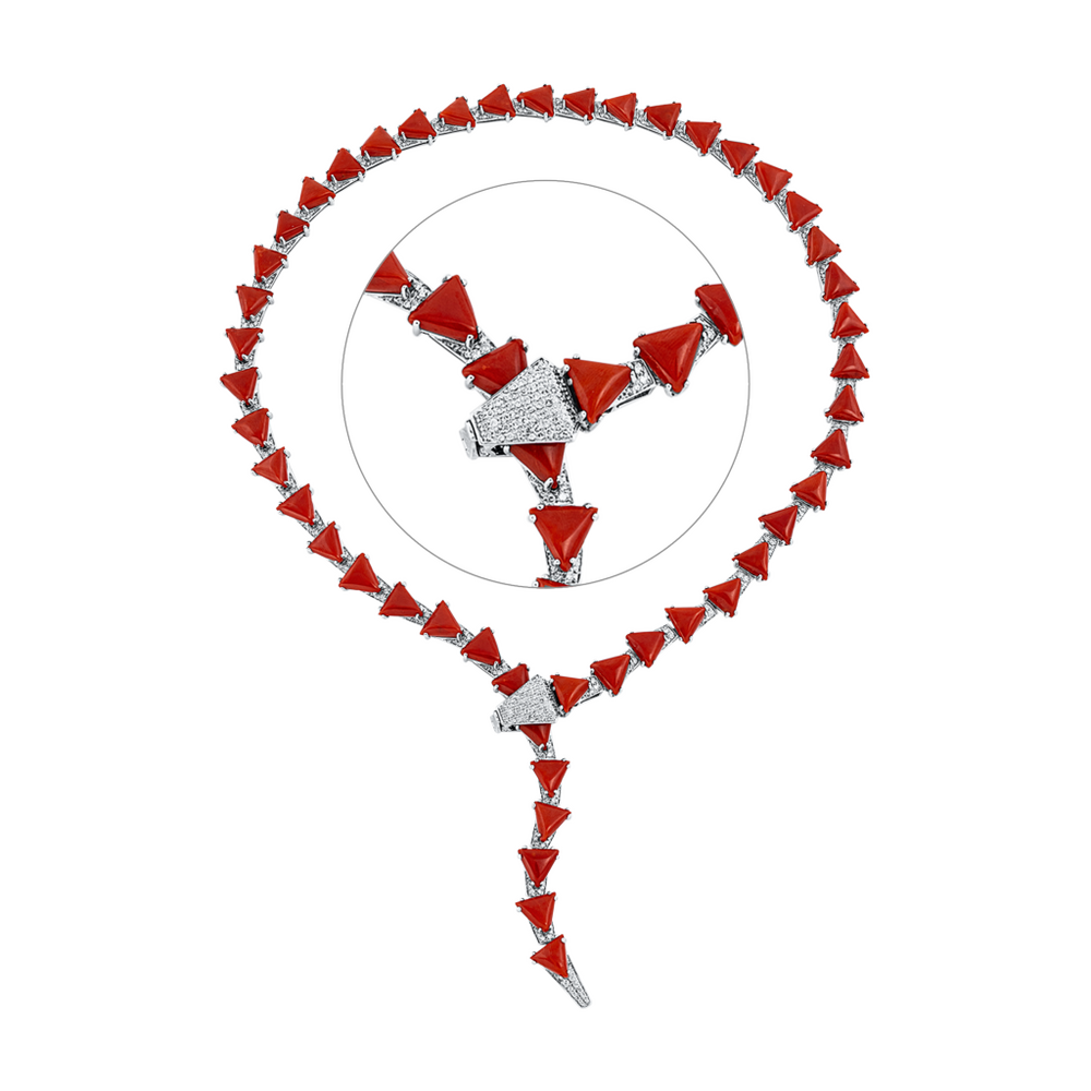 Brogle Selection coral necklace Brogle Selection coral necklace