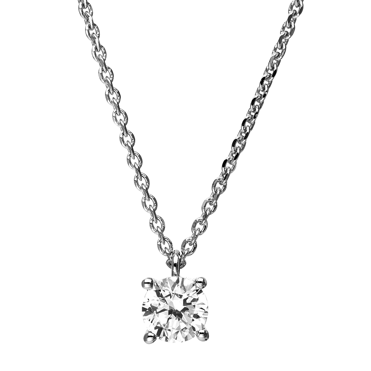 Brogle solitaire necklace Julia from 0.7 carat Brogle solitaire necklace Julia from 0.7 carat
