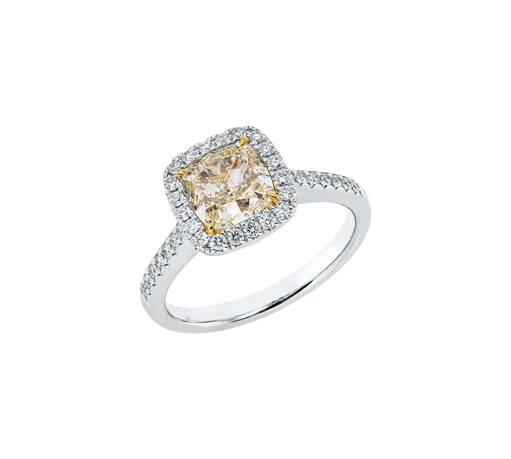 Brogle Selection Bicolor diamond ring