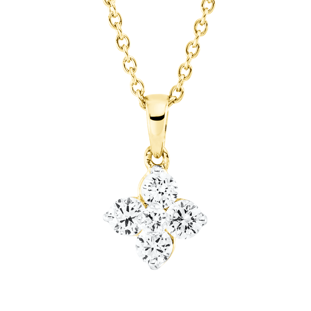 Brogle Classic necklace with diamond pendant Brogle Classic necklace with diamond pendant