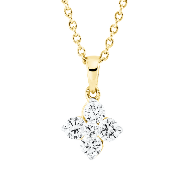 Brogle Classic necklace with diamond pendant Brogle Classic necklace with diamond pendant