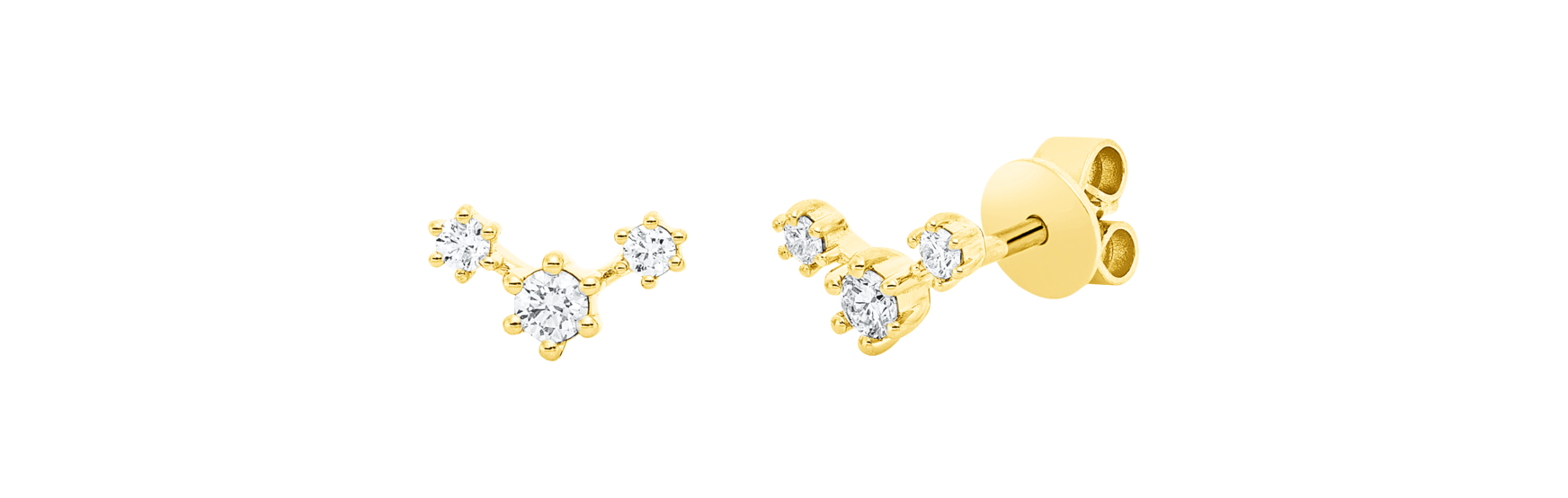 Brogle Classic diamond stud earrings Brogle Classic diamond stud earrings