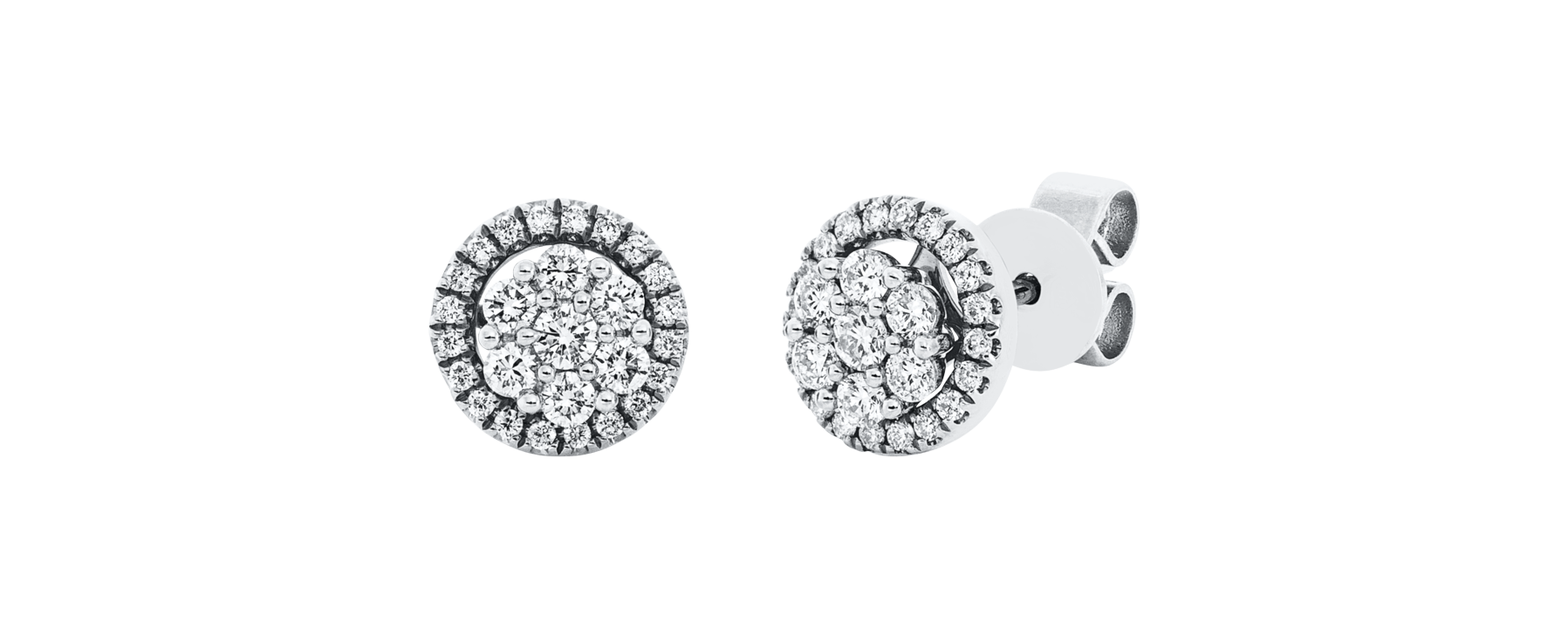 Brogle Classic diamond stud earrings