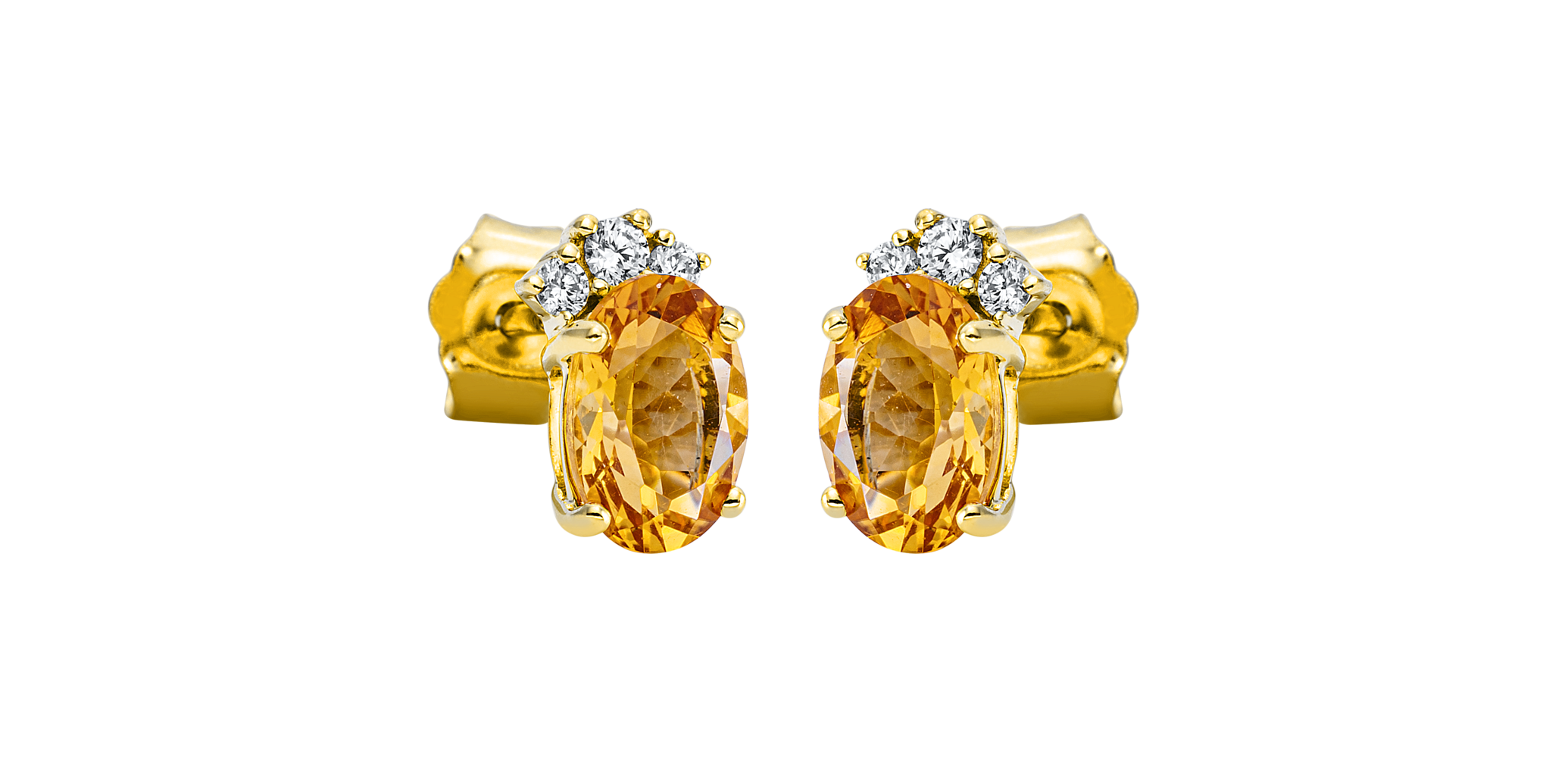 Brogle Classic Citrinohrstecker Brogle Classic Citrinohrstecker