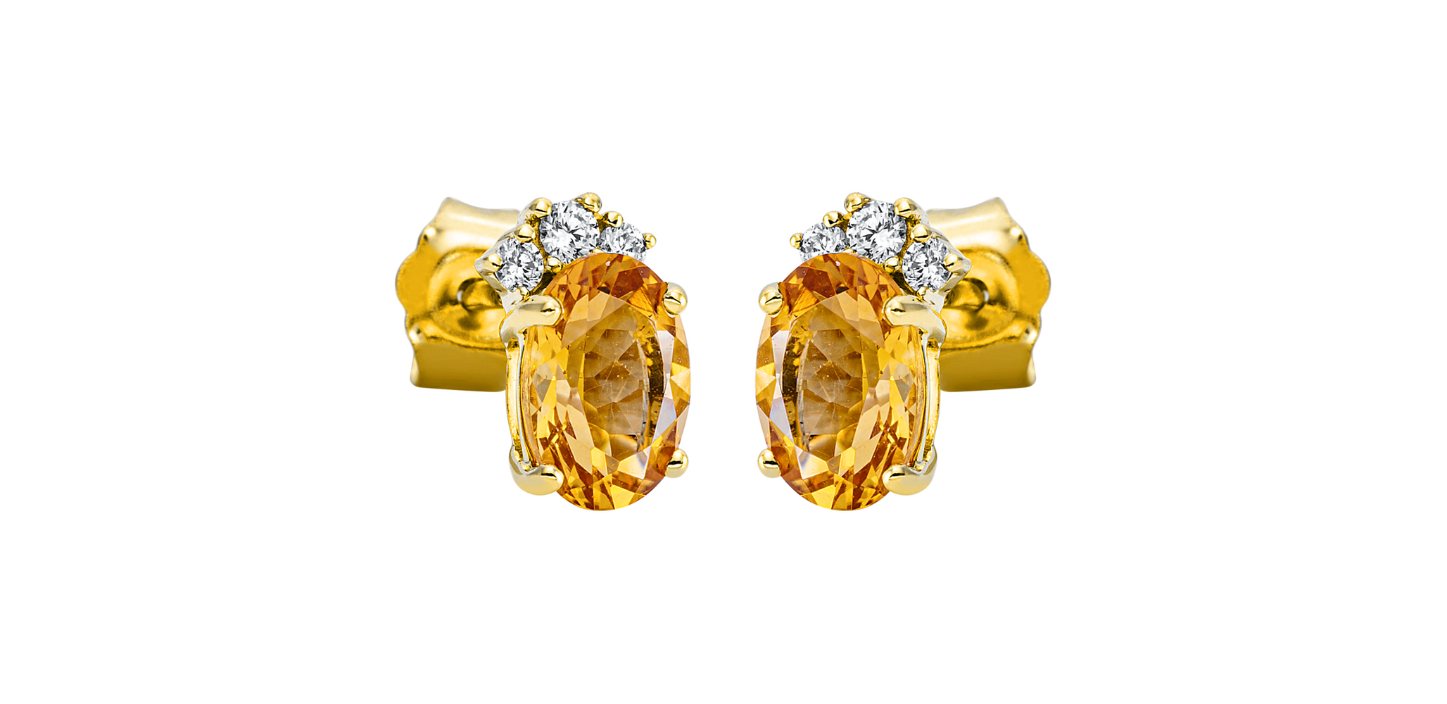 Brogle Classic Citrinohrstecker Brogle Classic Citrinohrstecker