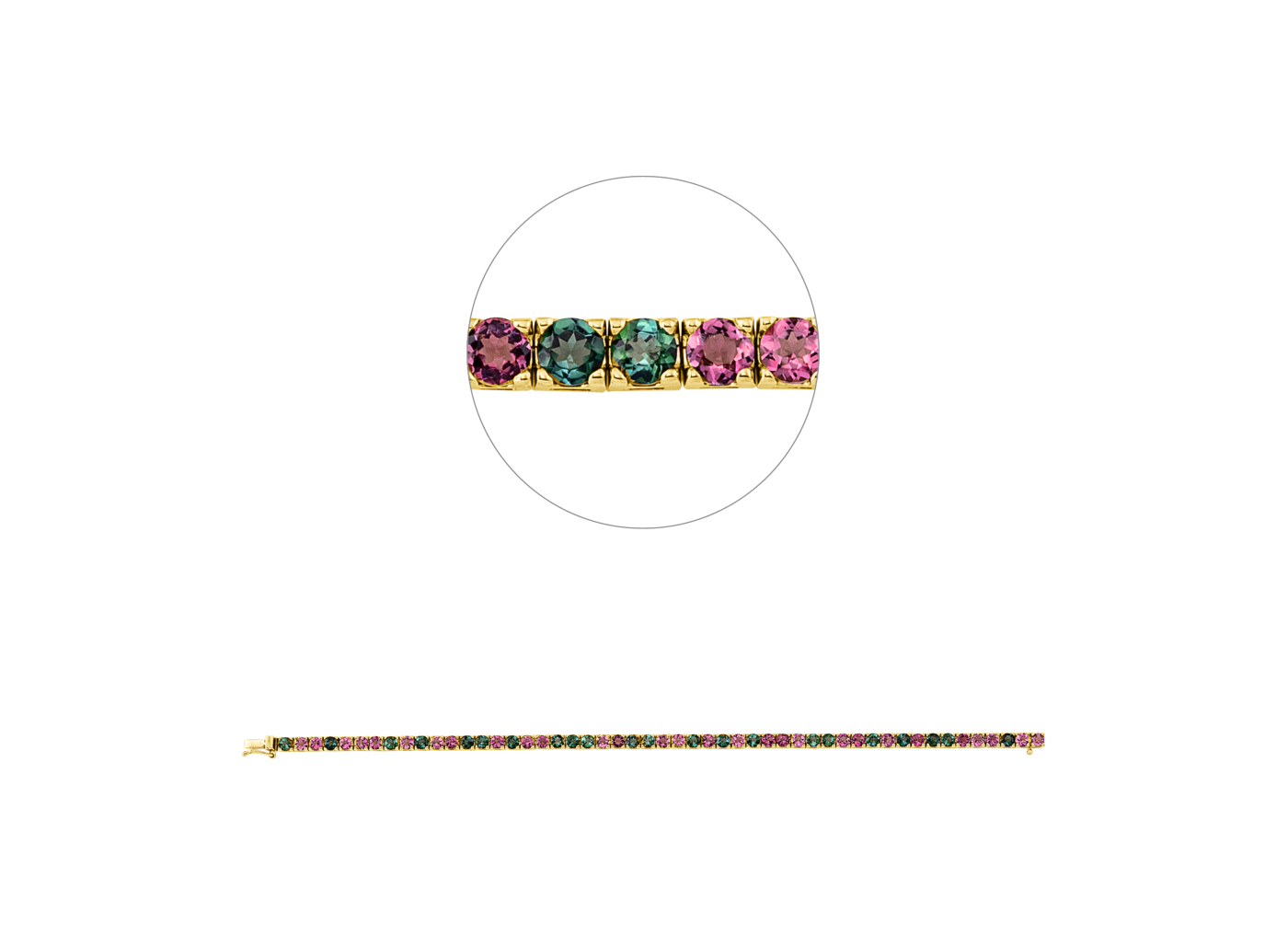 Brogle Selection Turmalinarmband