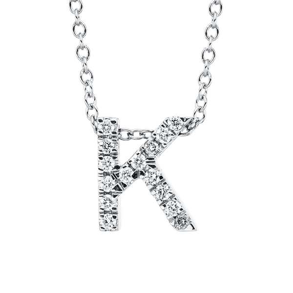 Brogle Classic Kette mit Diamantbuchstaben K Brogle Classic Kette mit Diamantbuchstaben K