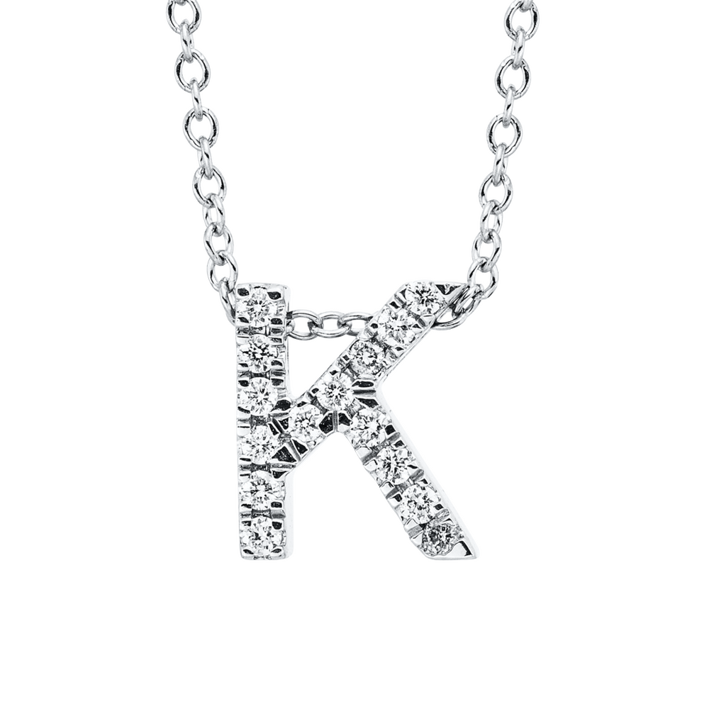 Brogle Classic Kette mit Diamantbuchstaben K Brogle Classic Kette mit Diamantbuchstaben K