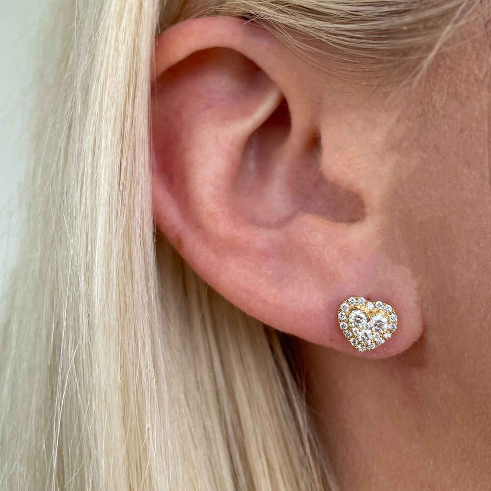 Brogle Classic diamond stud earrings